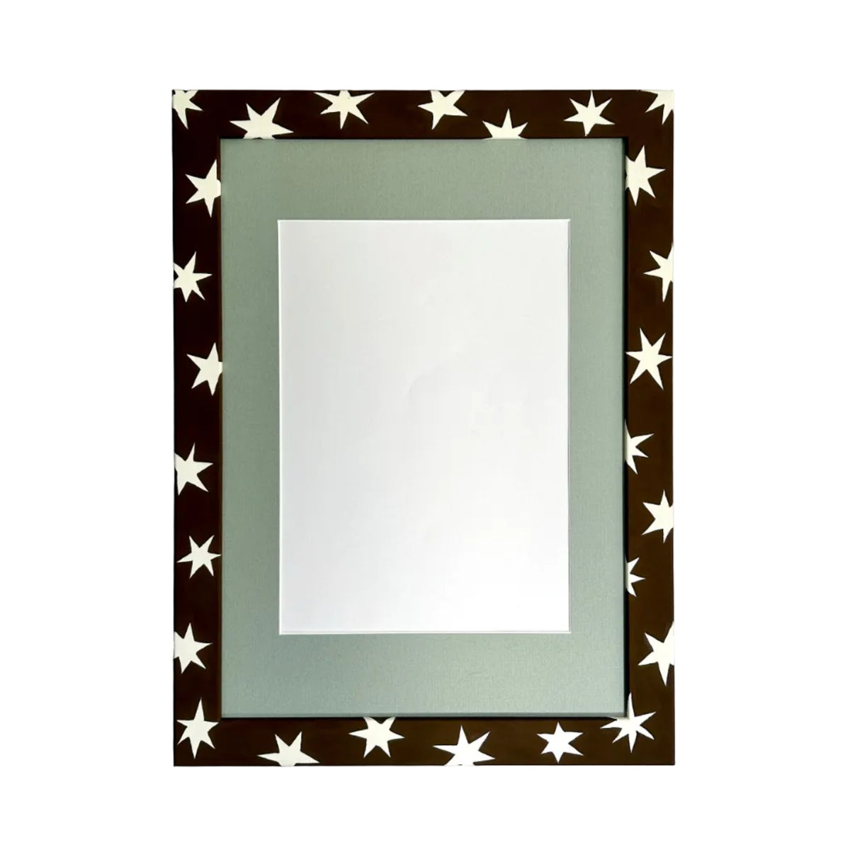 Picture Frame, Chocolate Brown Shooting Stars image 1