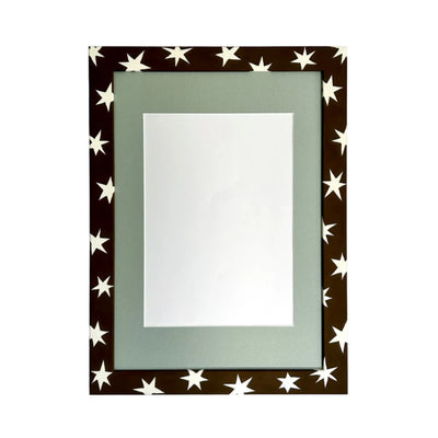 Picture Frame, Chocolate Brown Shooting Stars image 1