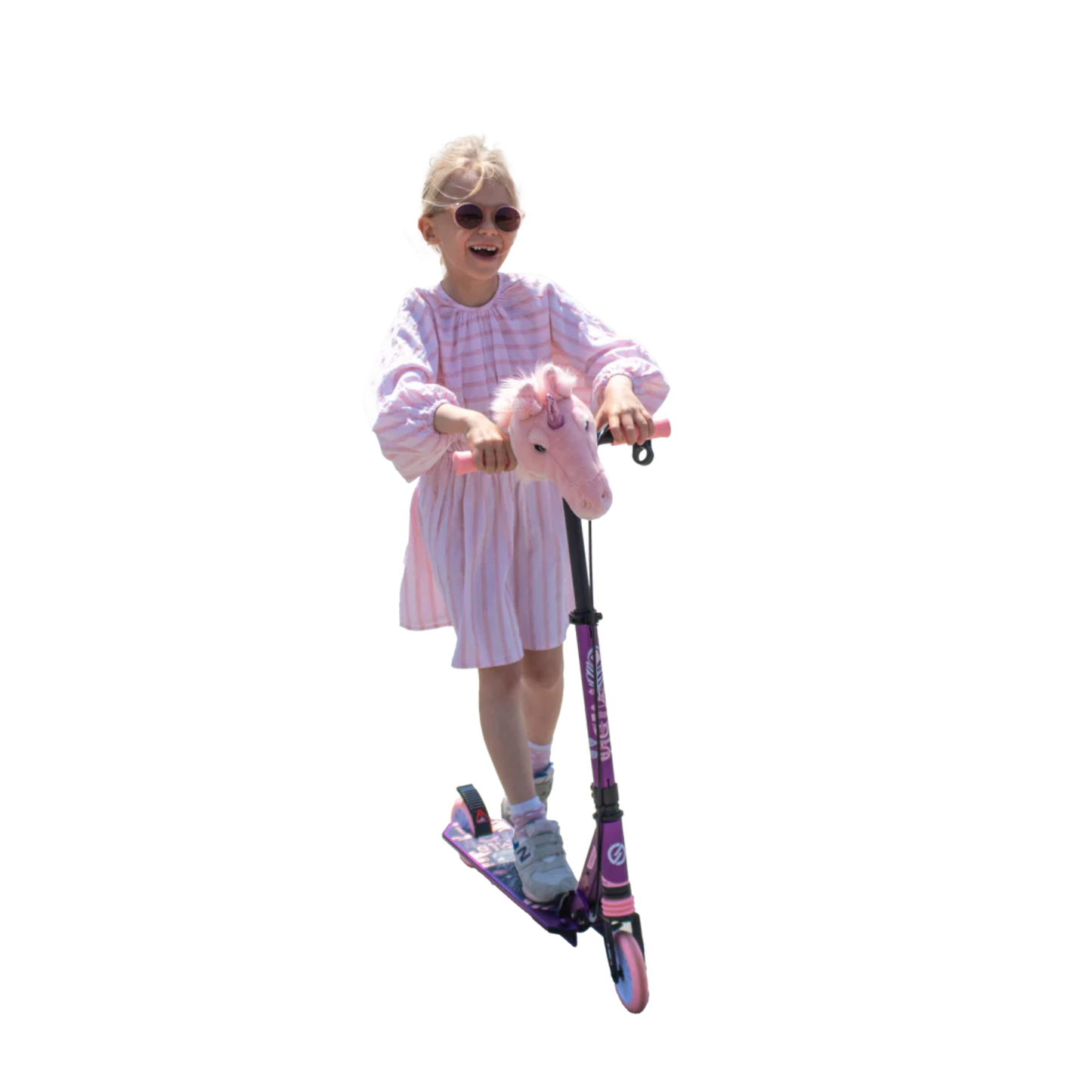 Pink Unicorn Scooter Head