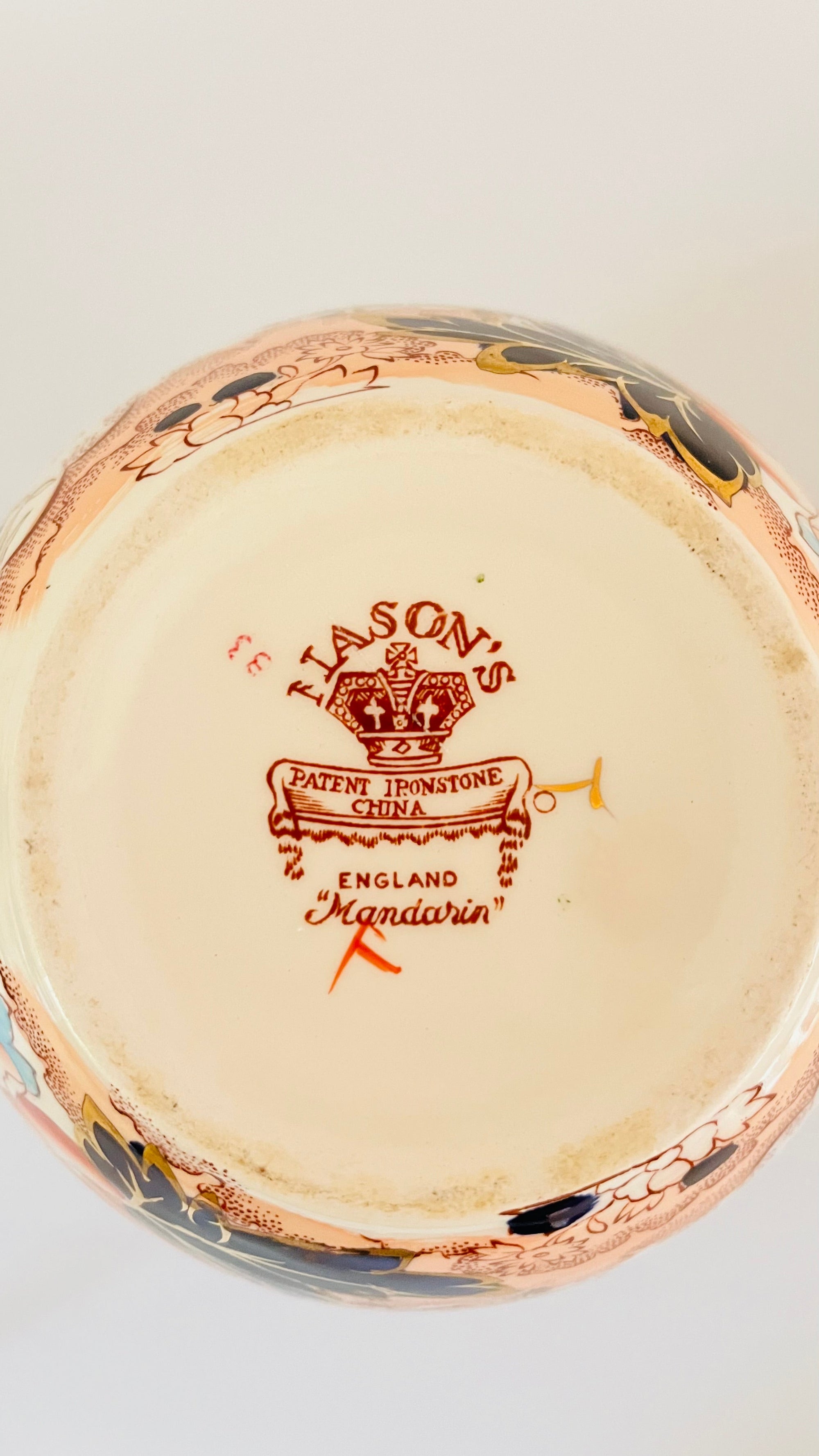 Antique Mason’s Mandarin Lamp