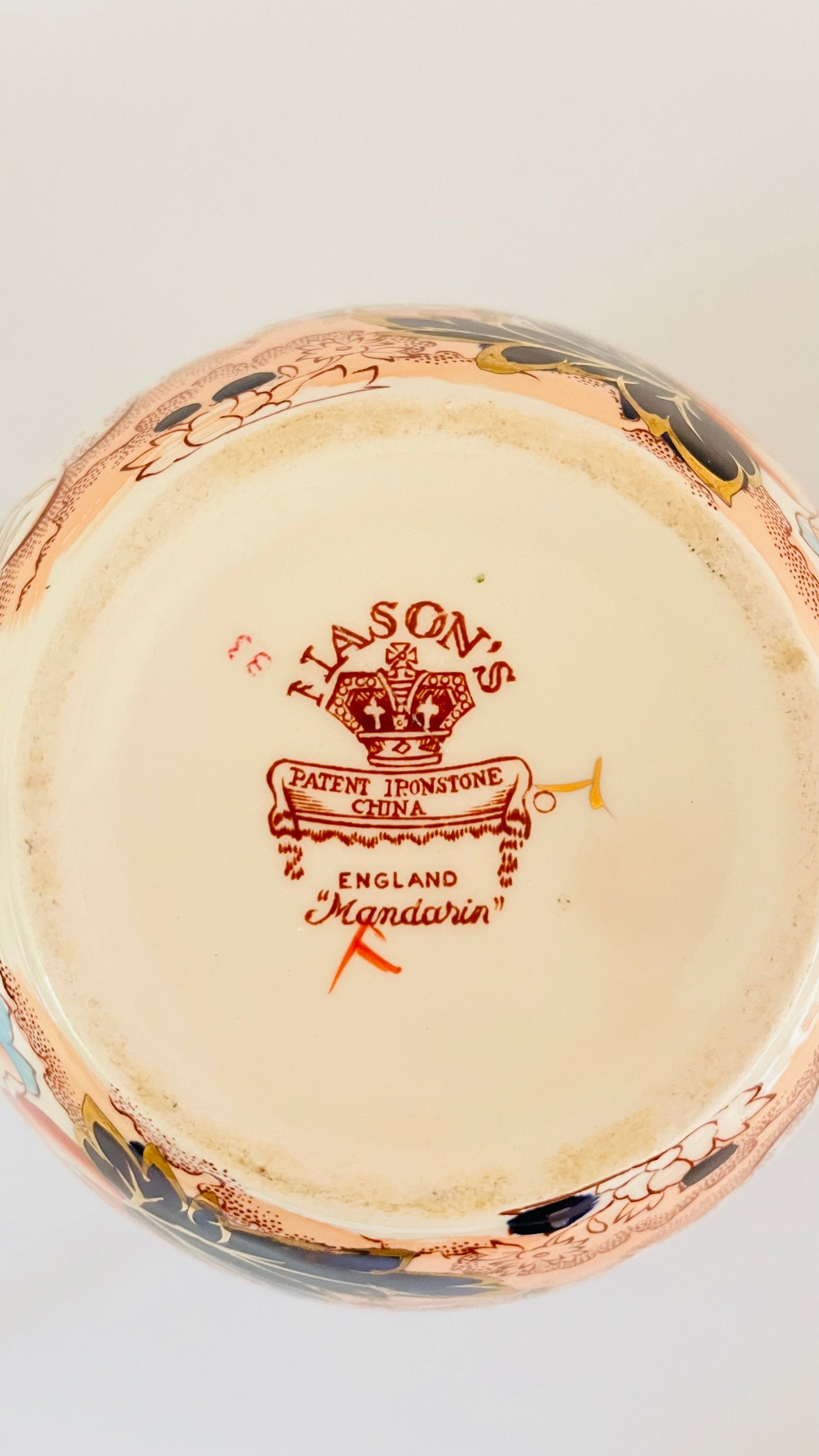 Antique Mason’s Mandarin Lamp