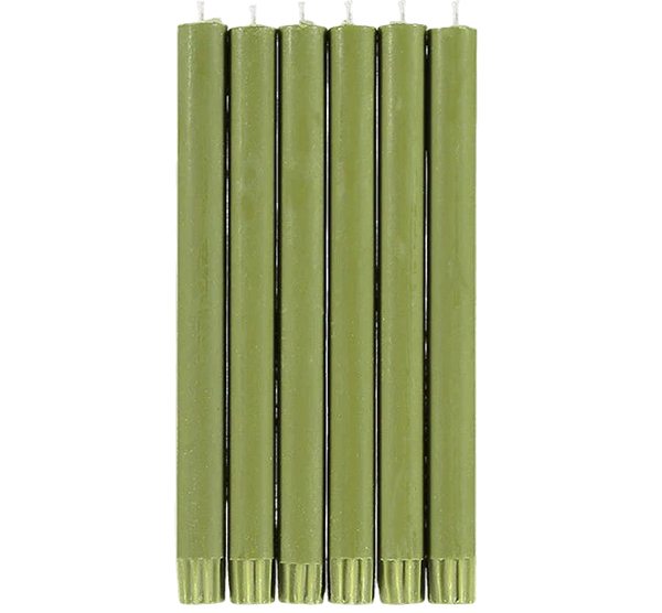 Set of 4 Green Candles
