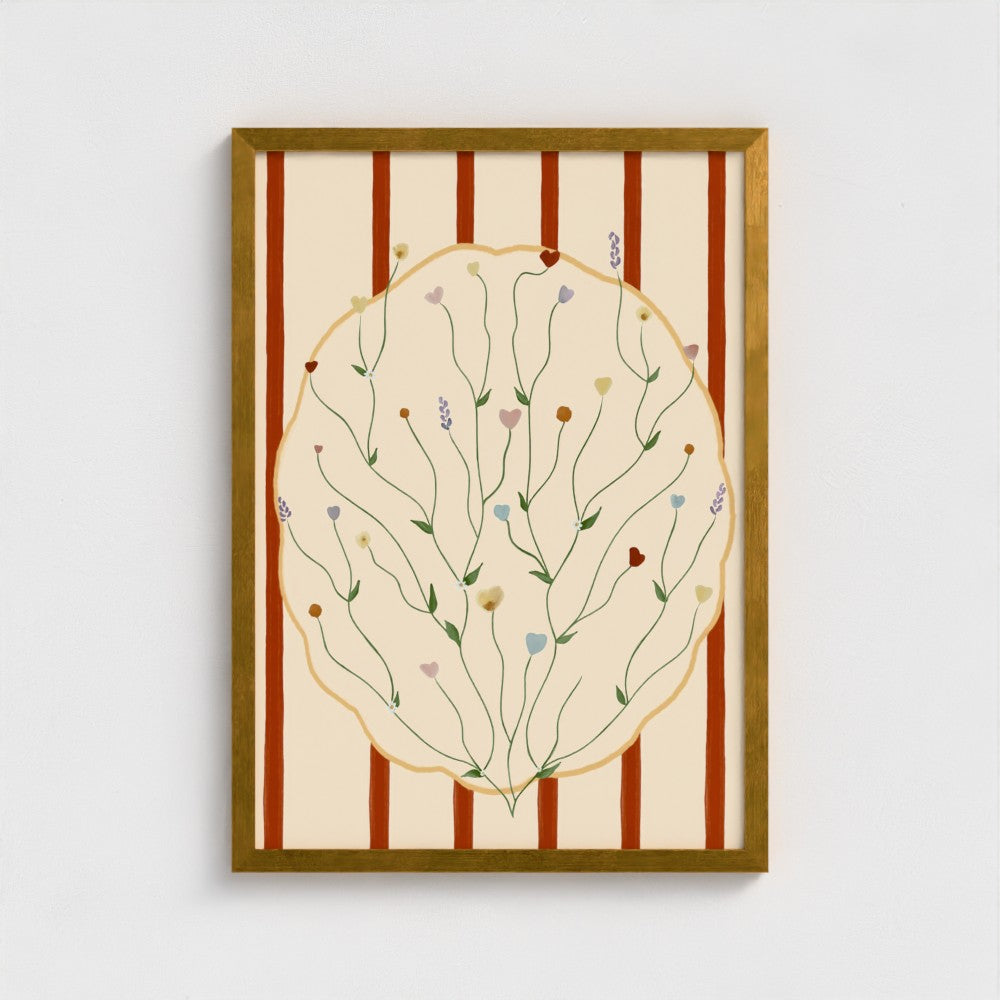 Spring Vines art print — additional product photo of the design, view 6