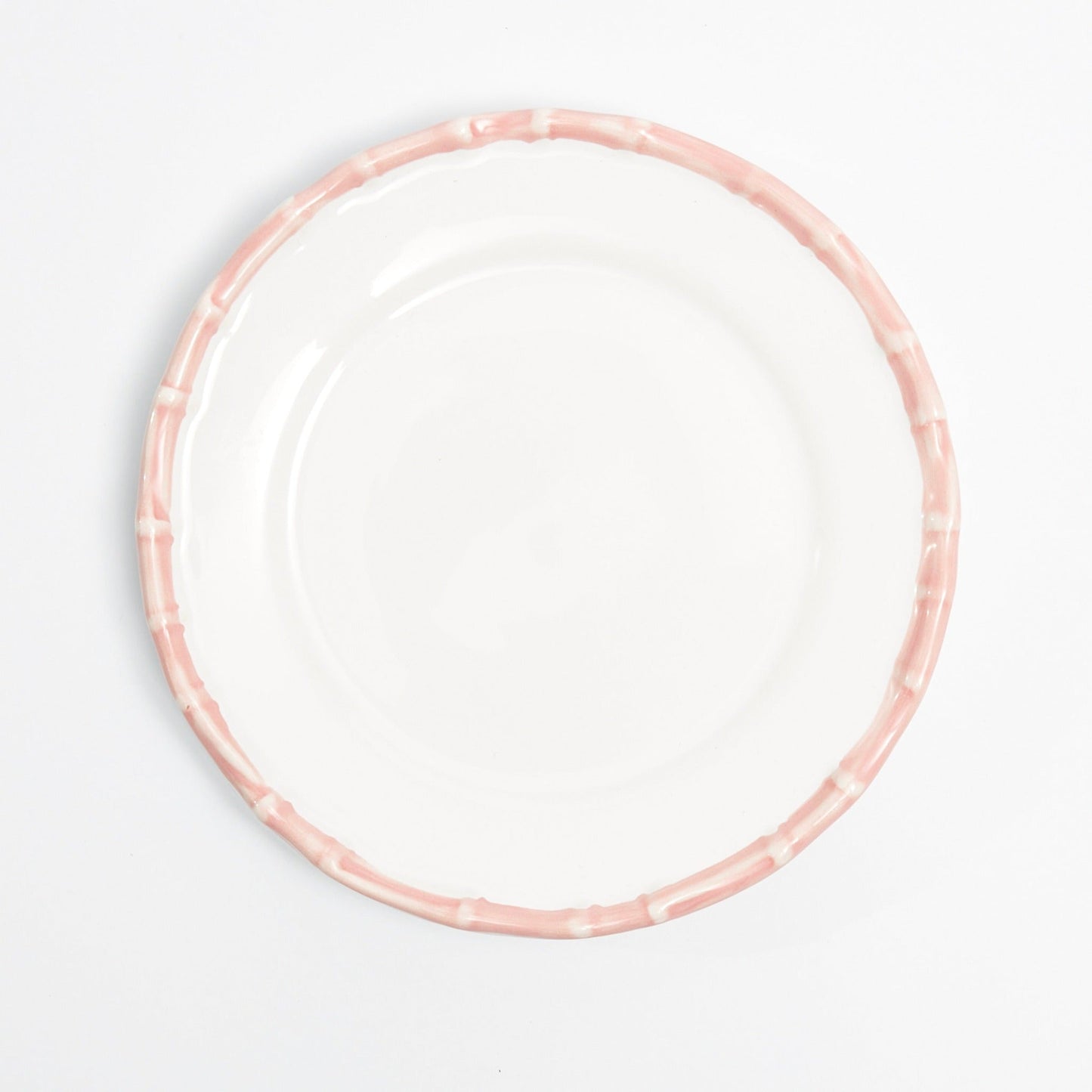 Large Pink Bamboo Dinner Plate (1 Piece)