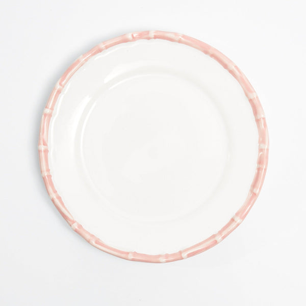 Large Pink Bamboo Dinner Plate (1 Piece)