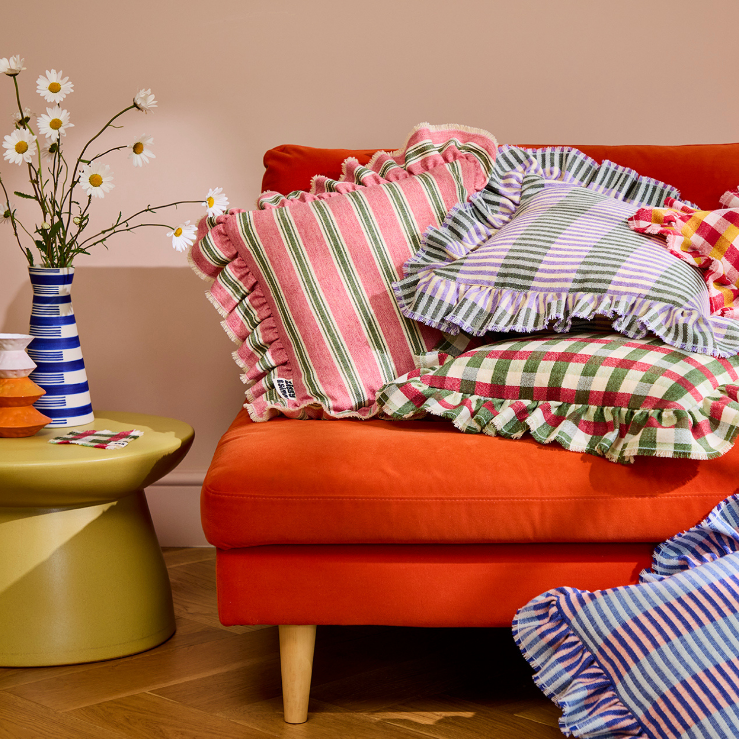 Cushion Cover - Pink Sherbet
