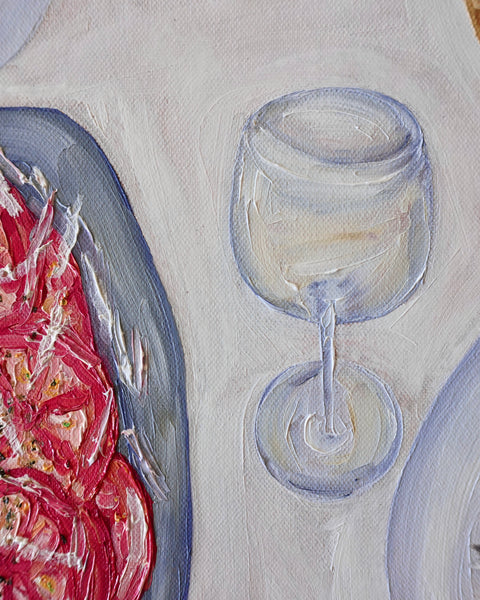 A Little Table in the Shade I Painting