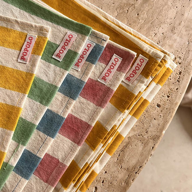 Green Striped Placemat