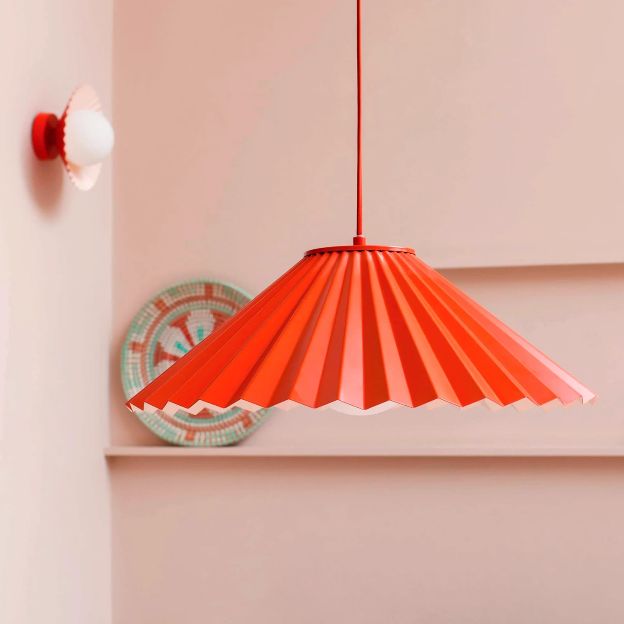 The Pleat Pendant Ceiling Light- Houseof x Emma Gurner