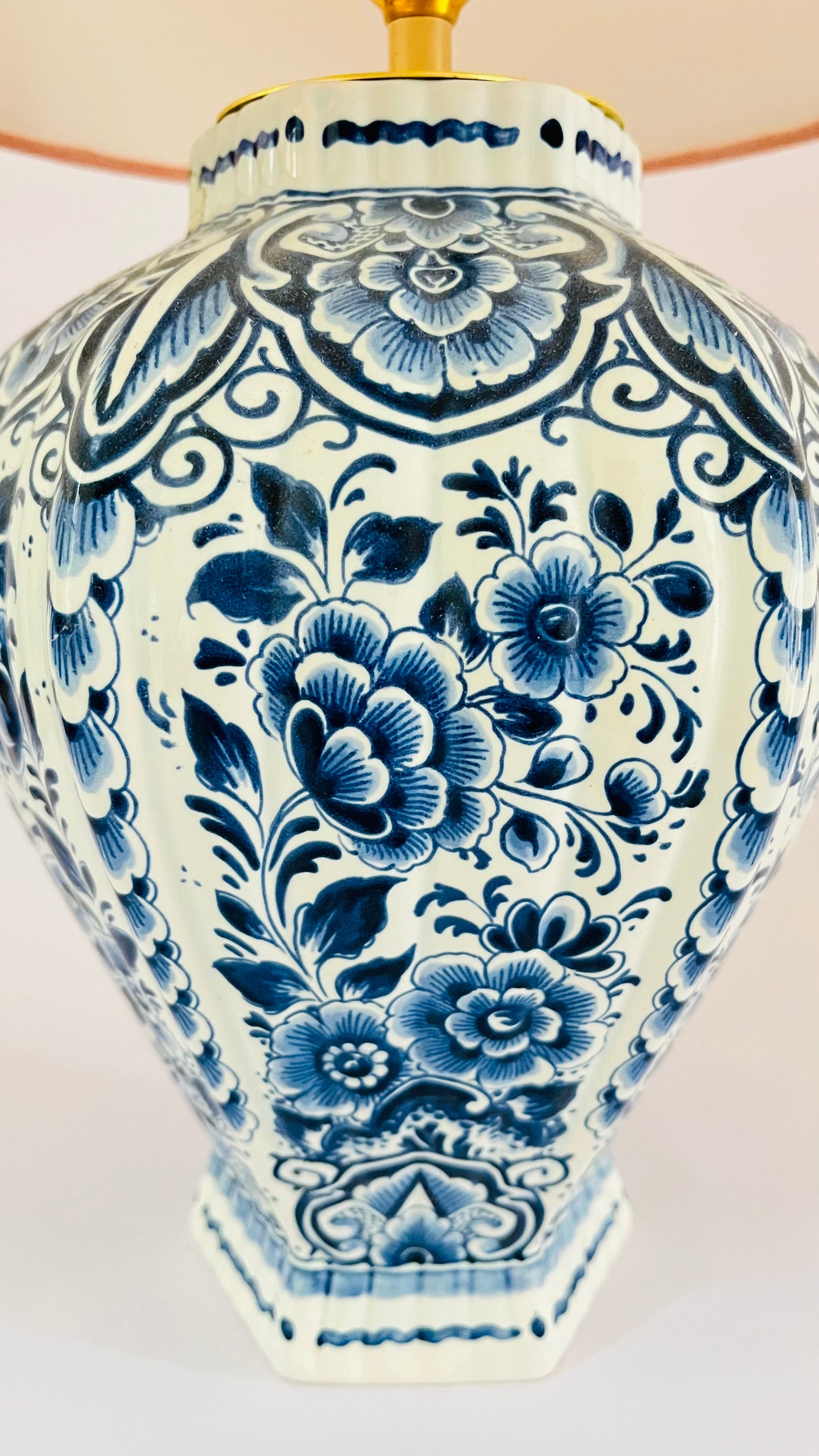 Antique Delft Lamp
