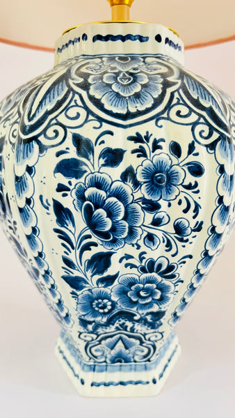 Antique Delft Lamp