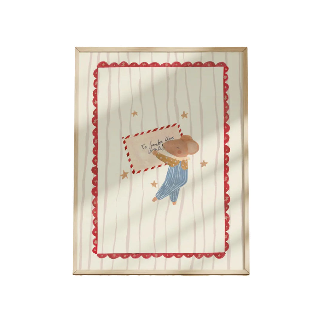 The Letter Mouse Art Print