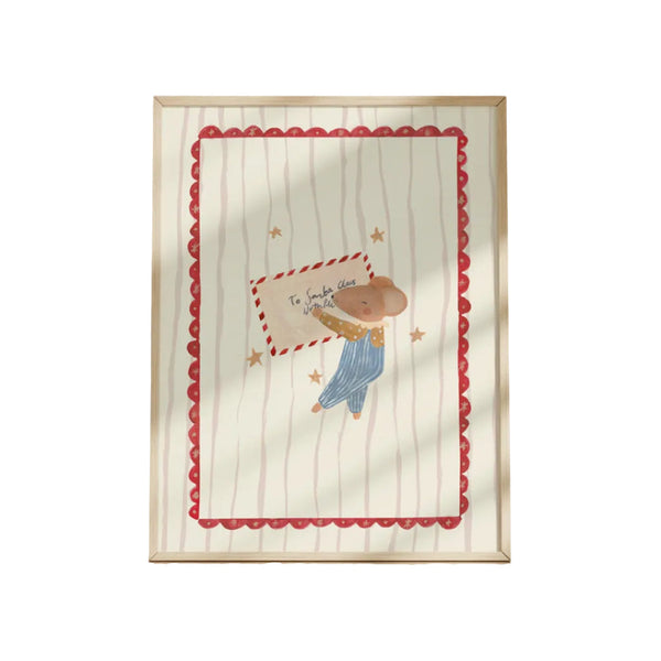 The Letter Mouse Art Print