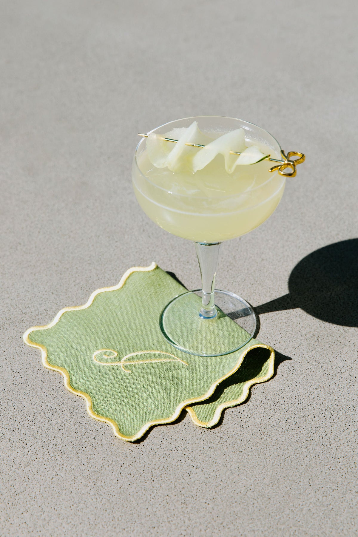 Gold Bow Cocktail Picks