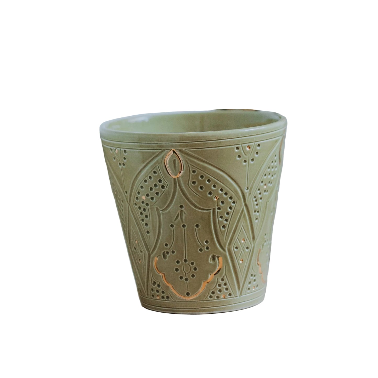 CACHES POT OU VASE EMPREINTE KAKI (15010311602559)