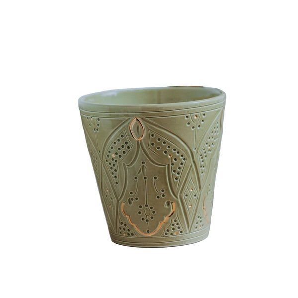 CACHES POT OU VASE EMPREINTE KAKI (15010311602559)