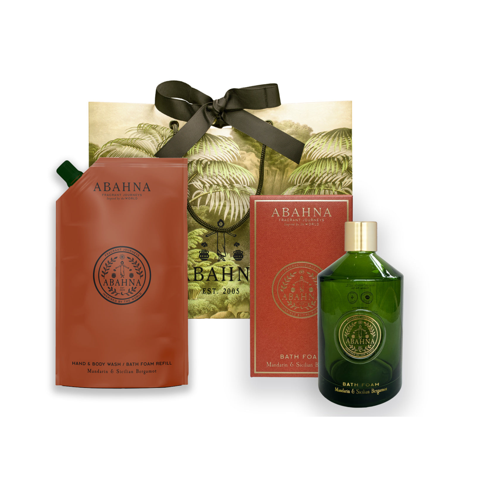 Bath Foam Refill Set - Mandarin & Sicilian Bergamot