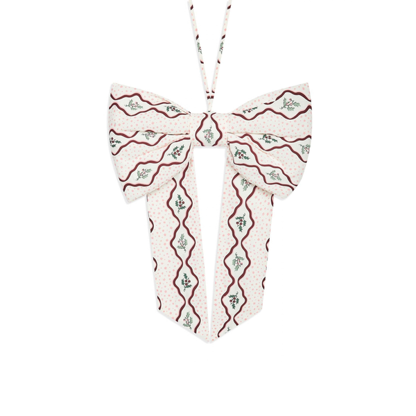 Christmas Hanging Bow - Berry Ribbons