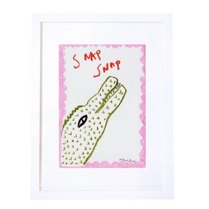 Snap Snap Art Print