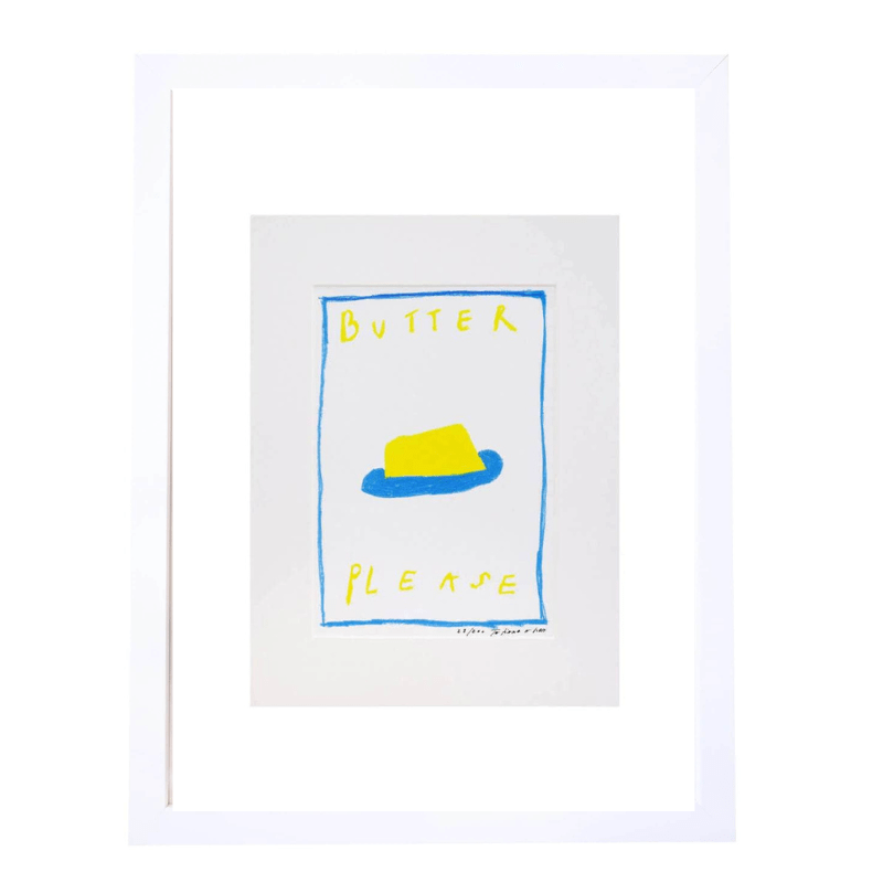 Butter Please Art Print