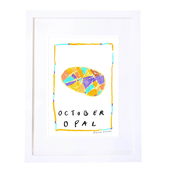 October Birthstone Art Print