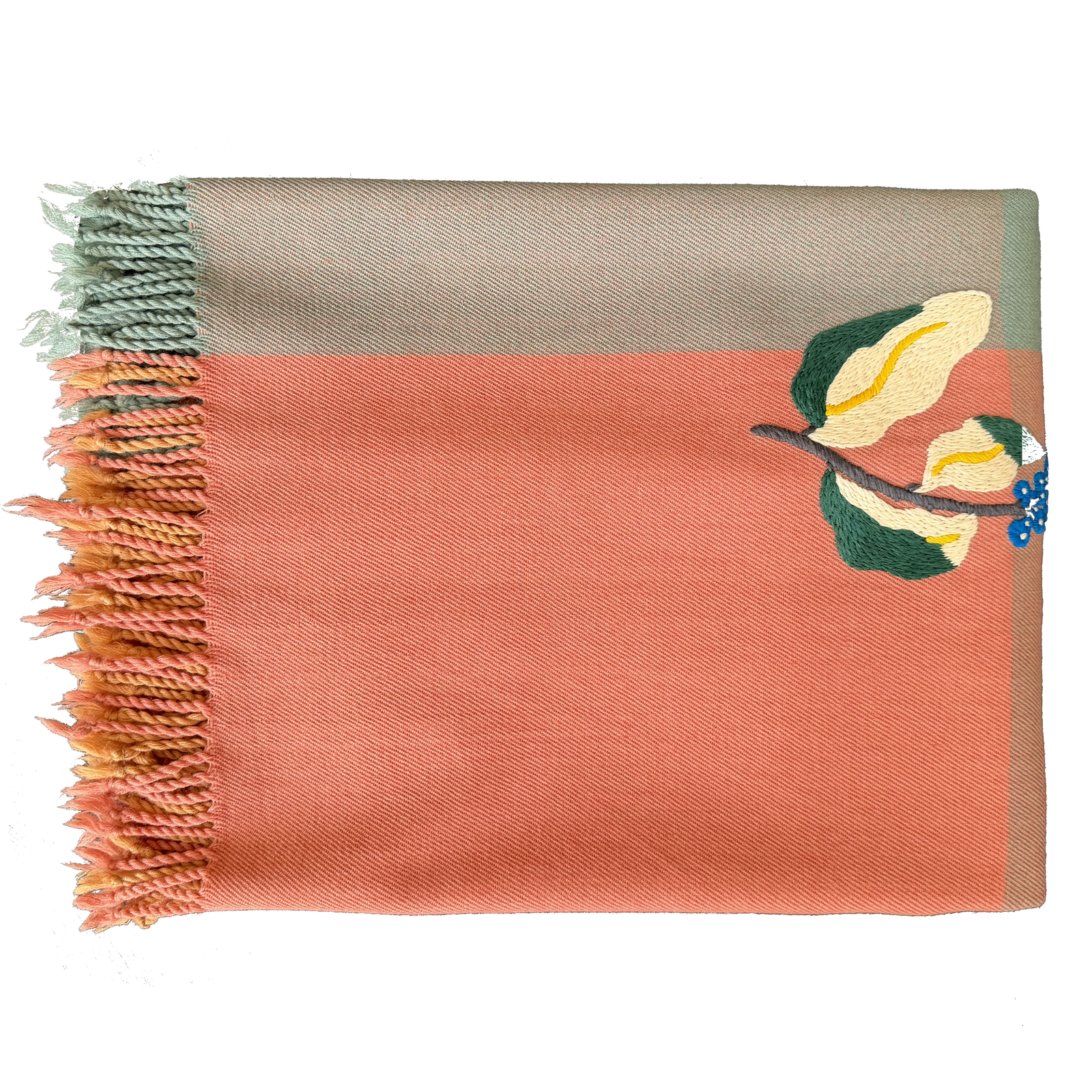 Handwoven Woolen Throw – 48x76 in