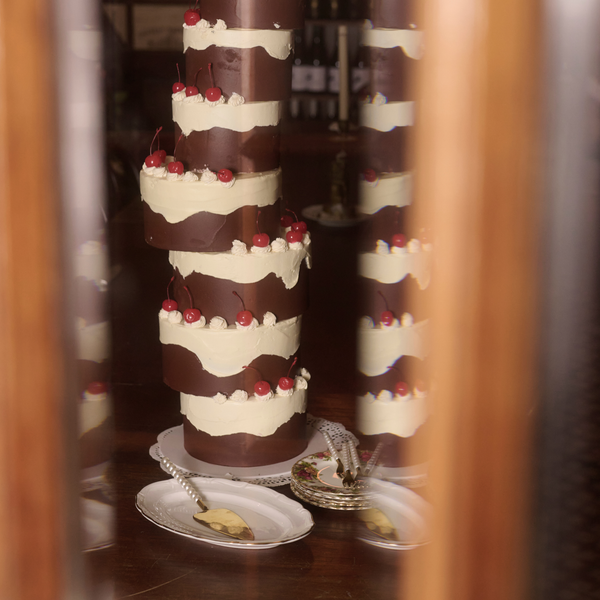 Set of Pearl Cake Knife and Server