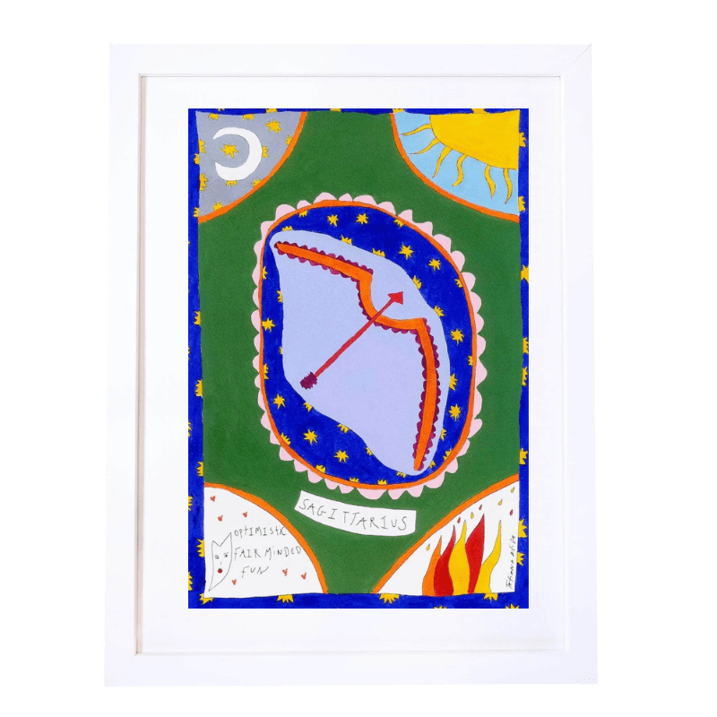 Sagittarius Horoscope Art Print