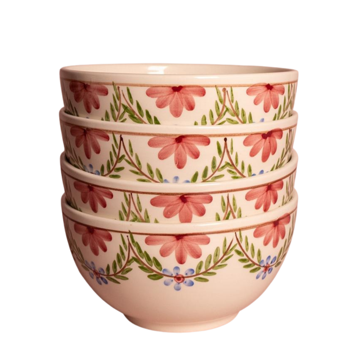 Camilla Cereal Bowl, Green Garland