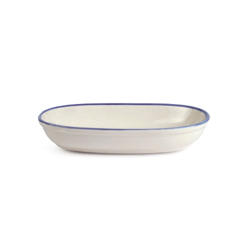 Handmade Ceramic Serving Bowl - Blue Bell , 1.5 x 8 x 4 Inches - Set of 4