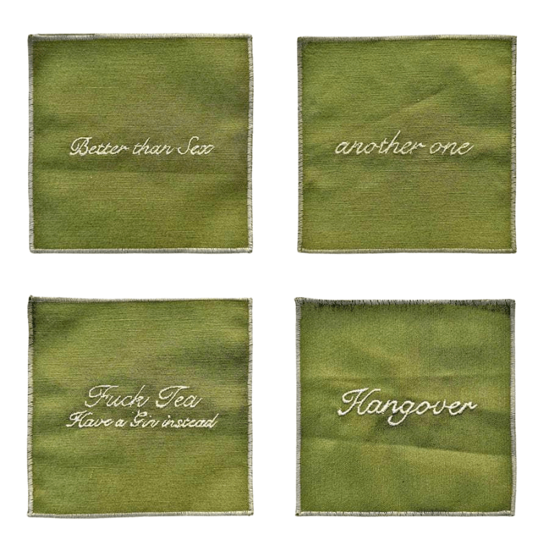 Load image into Gallery viewer, Set of 4 Cocktail Napkins
