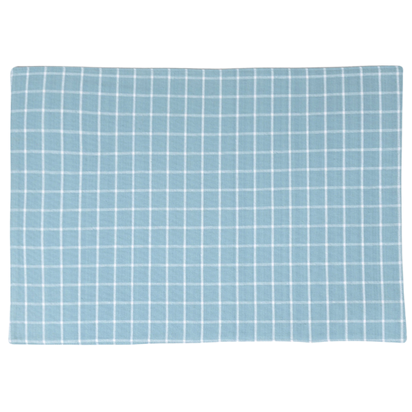 Checkered Sky Cotton Placemats inch | Block-Printed Cotton