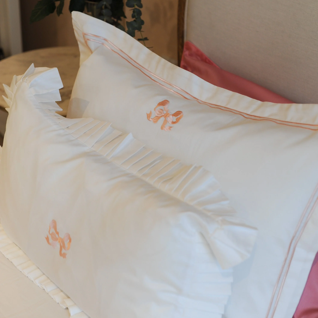 Arabella Bow Oxford Pillowcase Pair