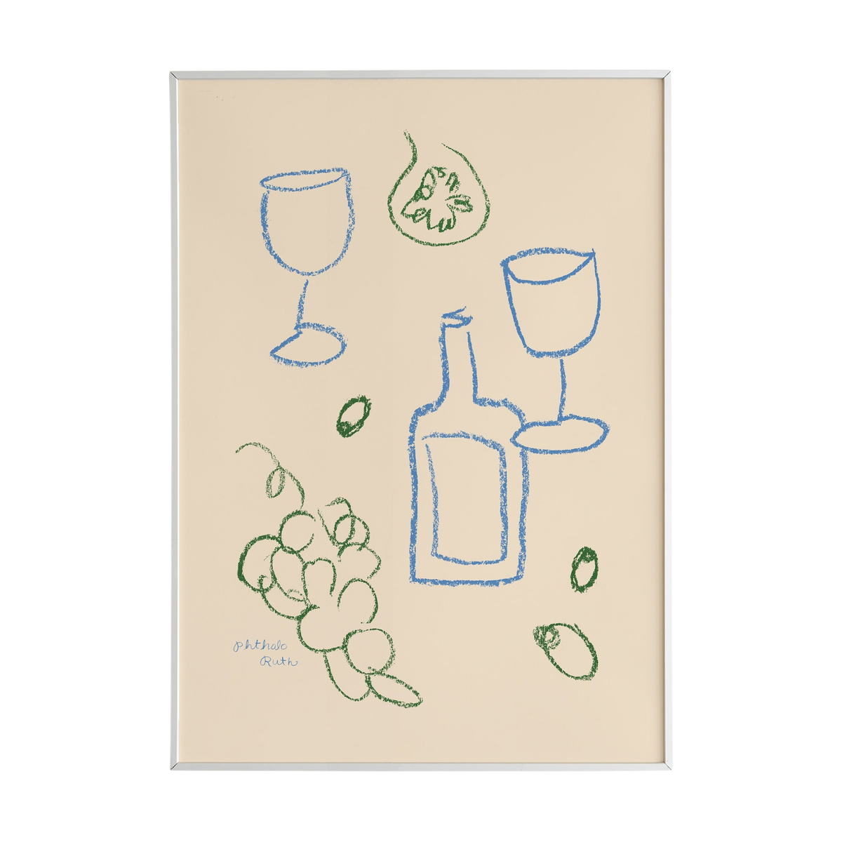 Fruits and Spirits Art Print