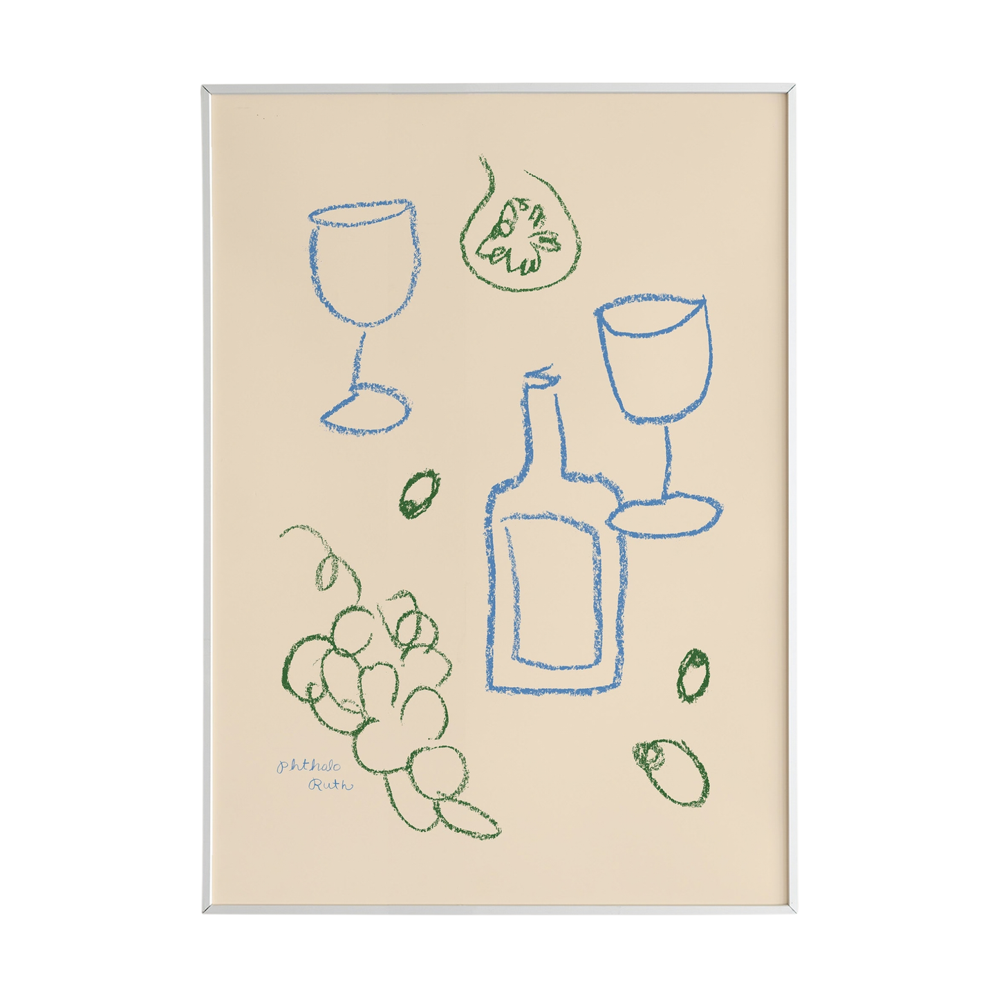 Fruits and Spirits Art Print