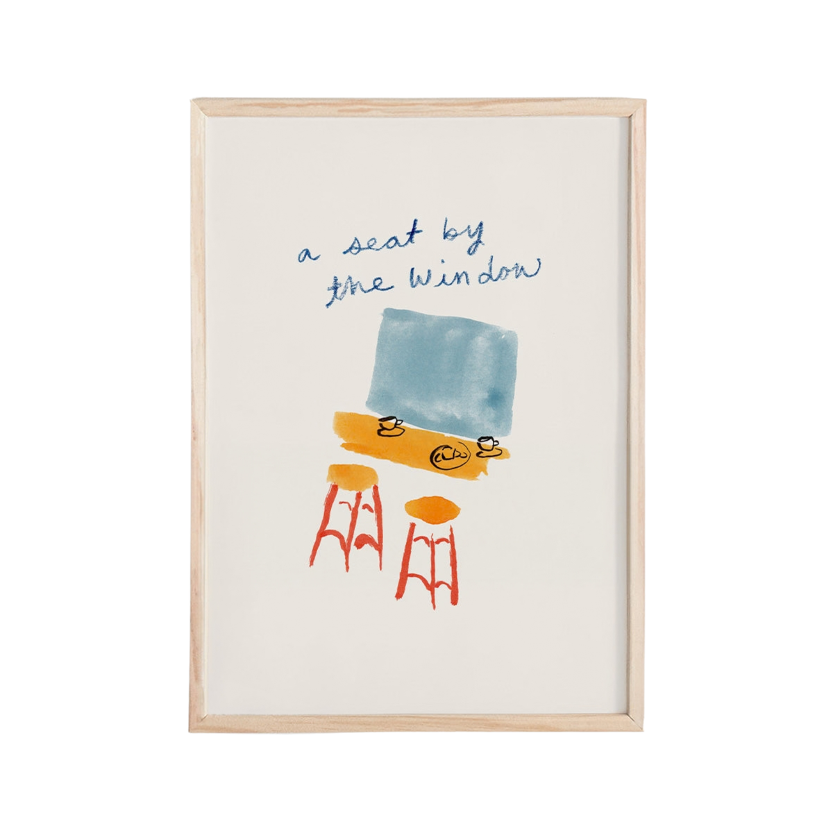 “A Seat by the Window” Mini Art Print