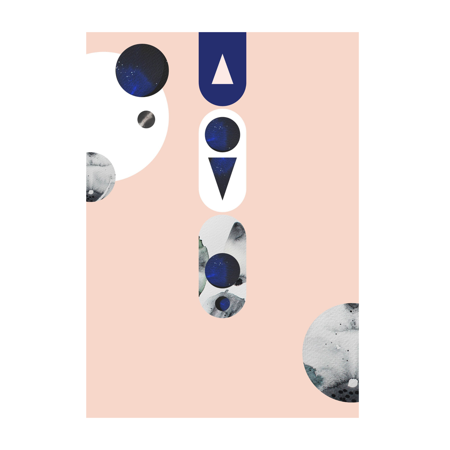 "Shapes - Rose" Print