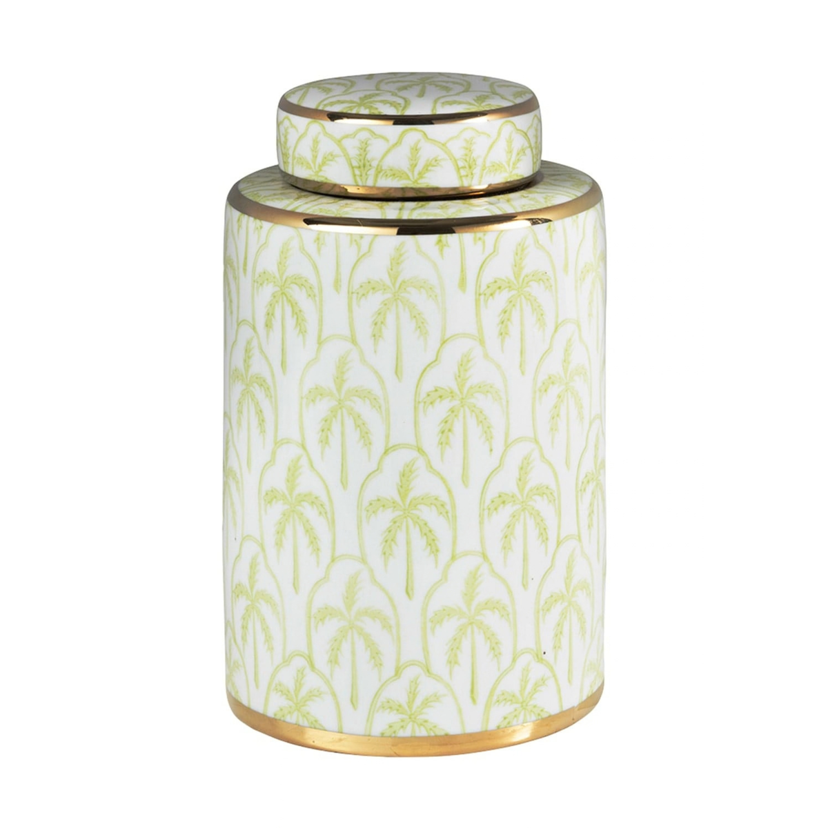 Eleanor Leaf Pattern Canister - Large