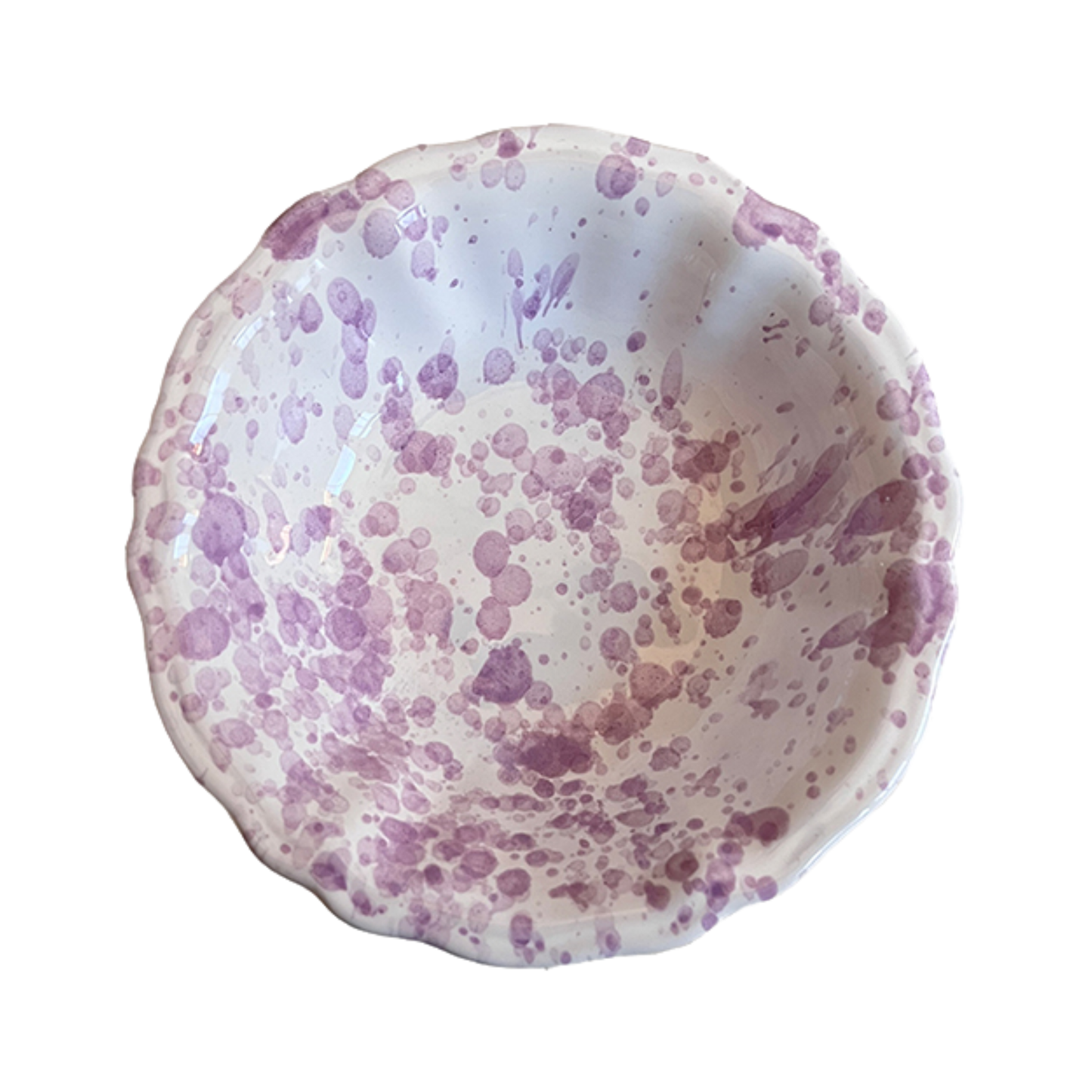 Bowl 14 cm Dots Purple