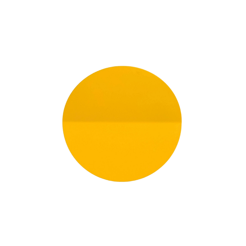 Yolk yellow diffuser wall light