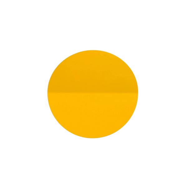Yolk yellow diffuser wall light