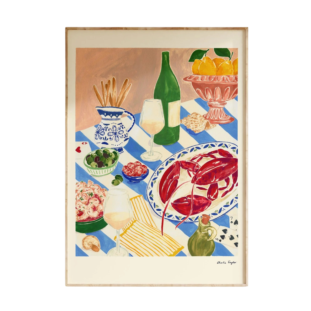 Lobster Lunch' Print