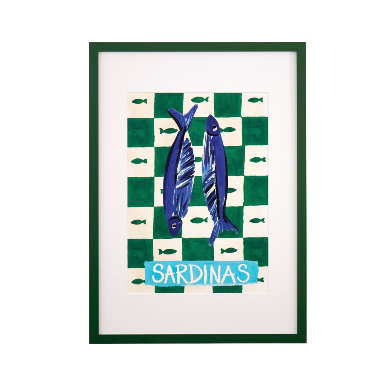 Sardinas, Spanish Sardines Art Print.