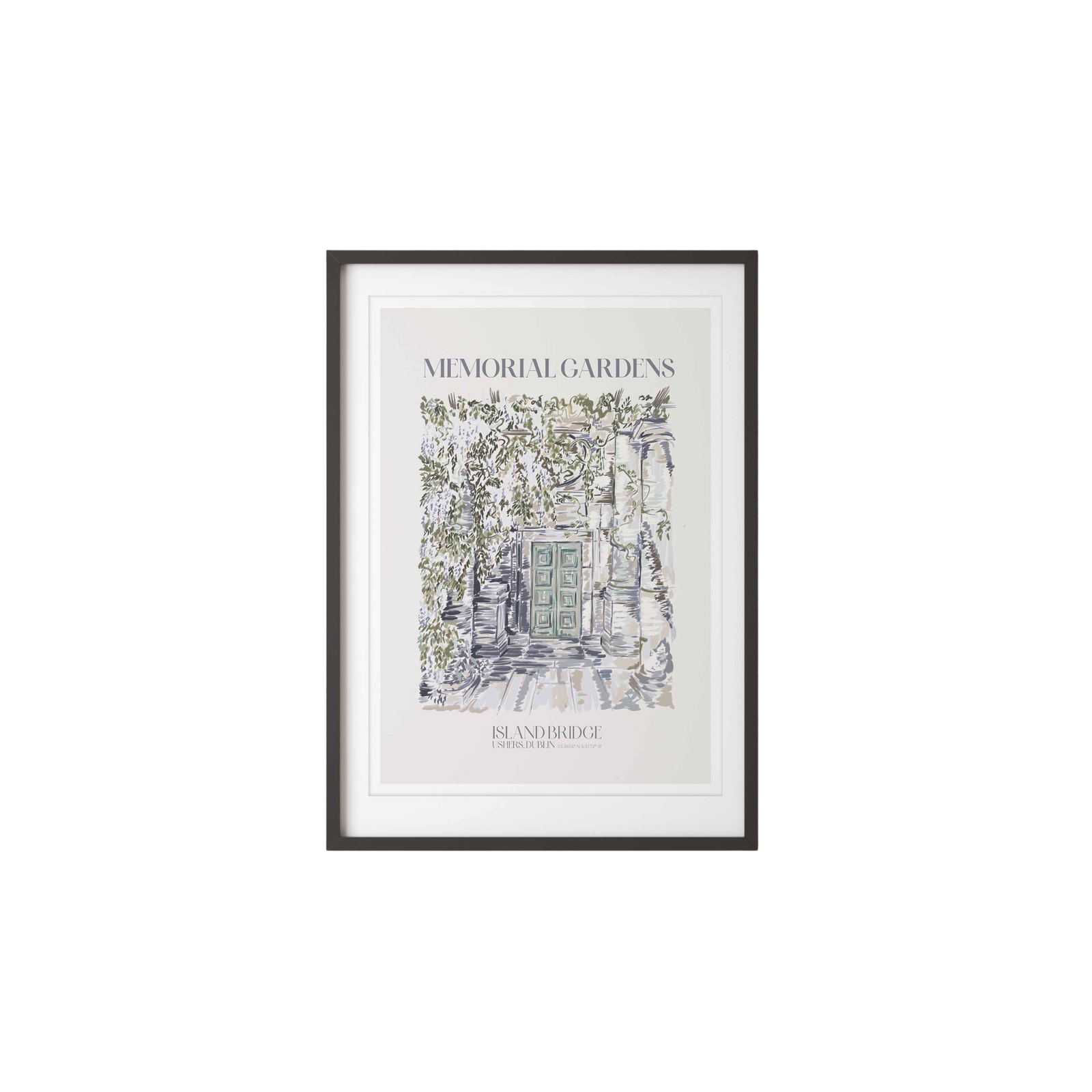 Dublin Memorial Gardens Art Print