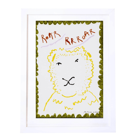 Lion Roar Art Print