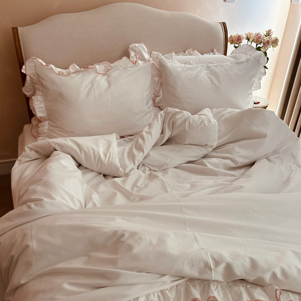 Provence Dusty Pink Bedding Bundle Set - Double
