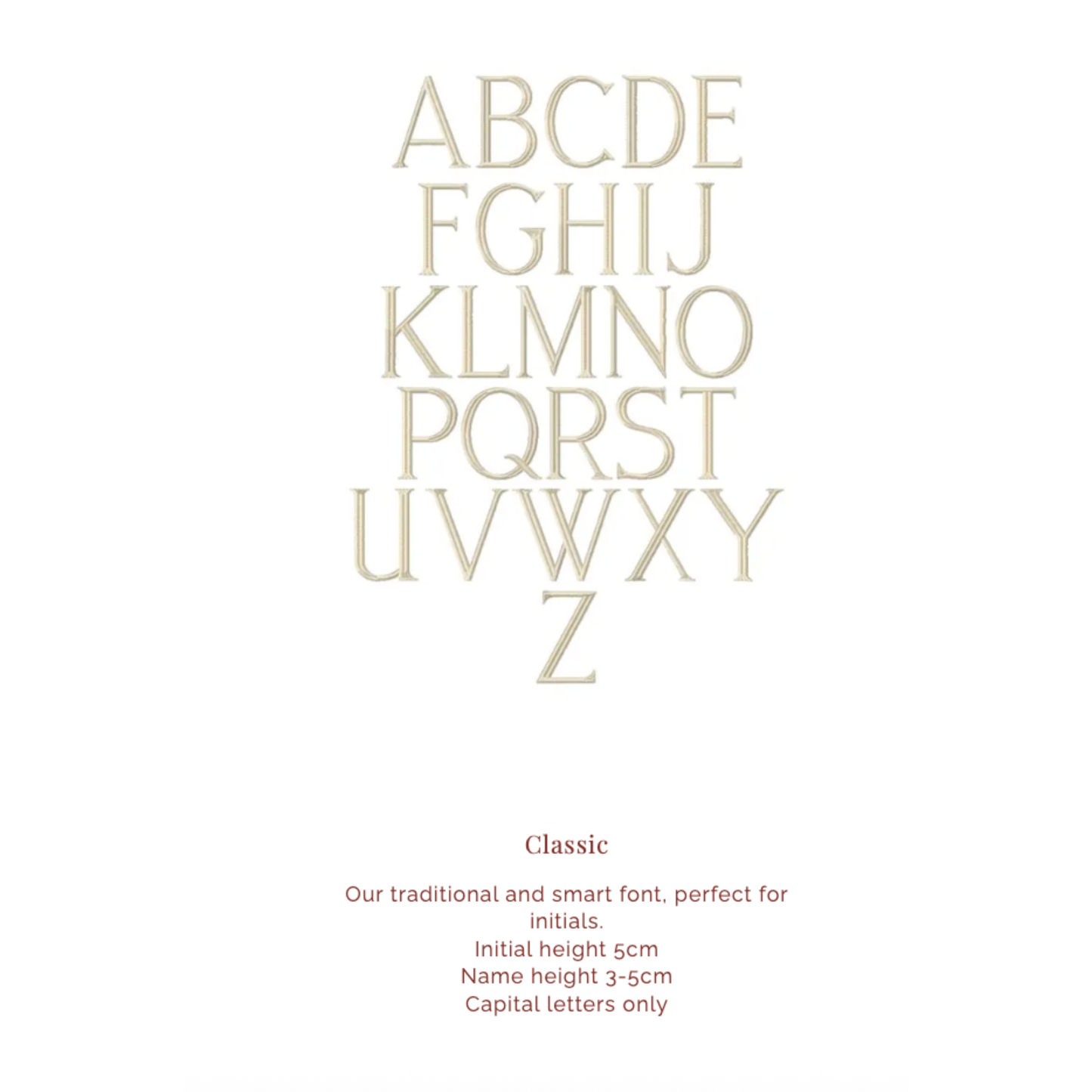 Set of 6 Personalised Marsala Napkins with Fern Green Hemstitch