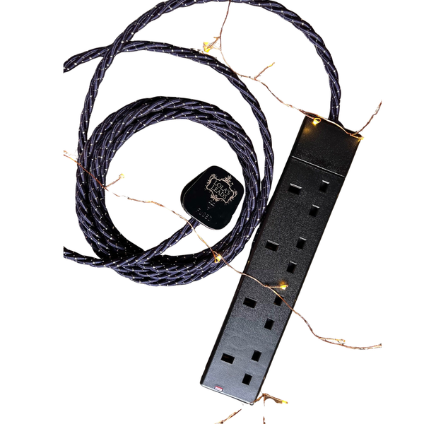 Starry Night - Lola's Leads Fabric Extension Cable