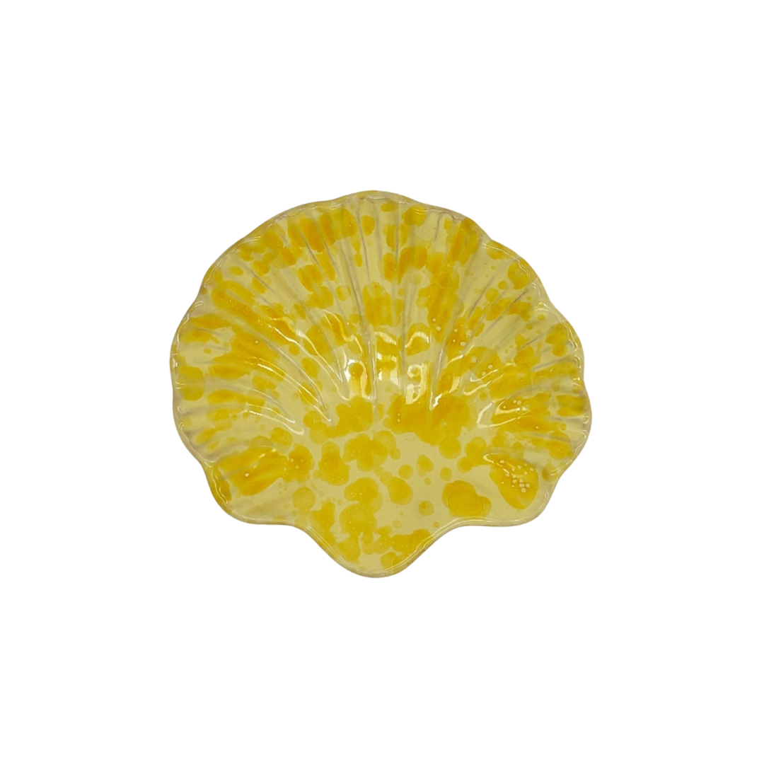 Splatterware Shell Dish
