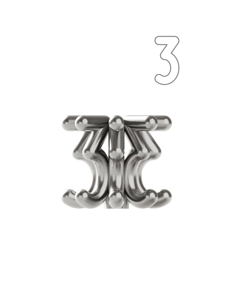 Digit Candle Holder Three